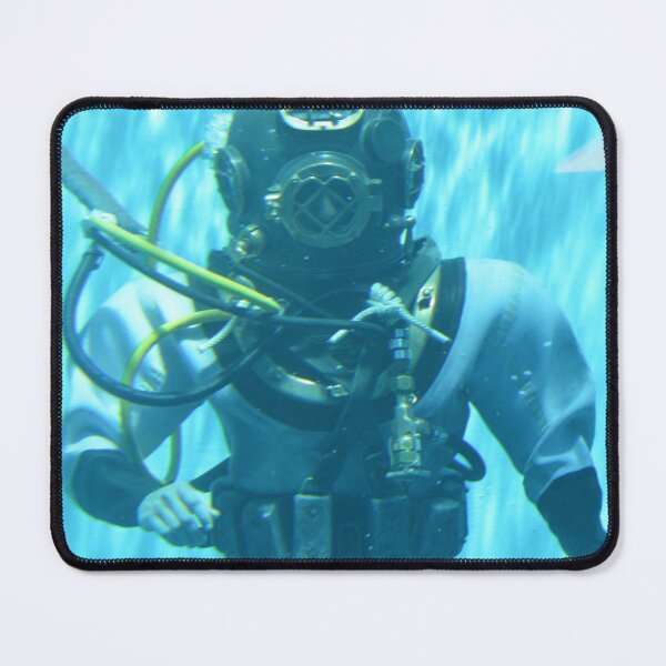 Item preview, STK109276M-A soldier performs a diving display in the Mark V diving suit. designed and sold by StocktrekImages.