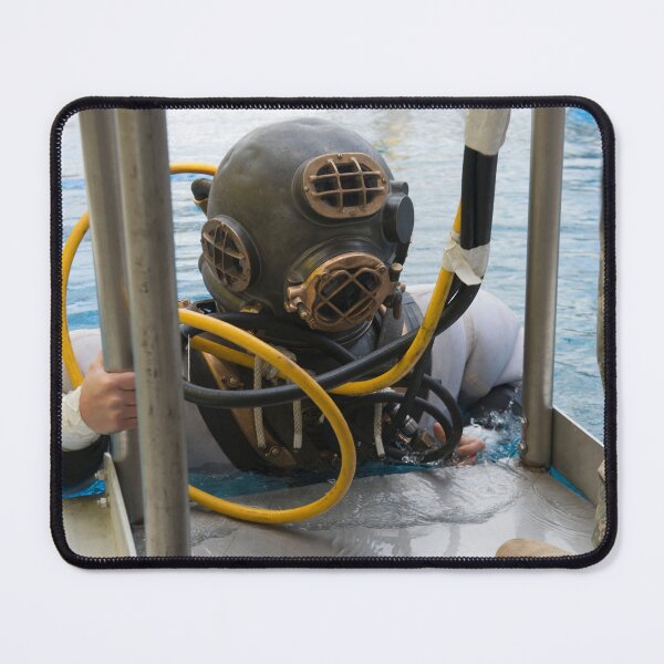 Item preview, STK109274M-Navy Diver enters the training pool for a Mark V familiarization dive. designed and sold by StocktrekImages.