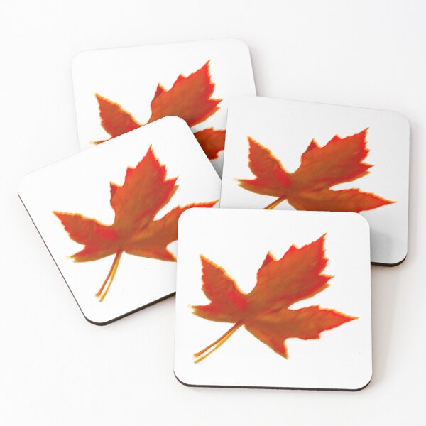 Item preview, Red-Orange Fall Leaf Photography designed and sold by Victoria Rose.