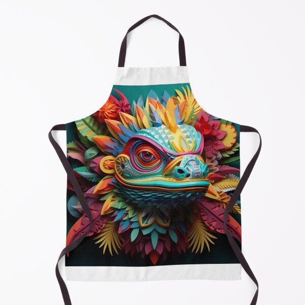 Item preview, 3d colorful lizards sitting in foliage designed and sold by aiphotosart.