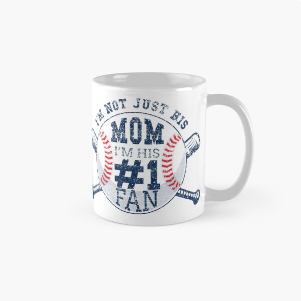 Item preview, Baseball Mom - I'm His #1 Fan designed and sold by themelonink.