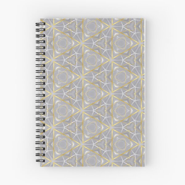 Item preview, Gray Gold and Silver Geometric pattern designed and sold by FAFiloArtist.