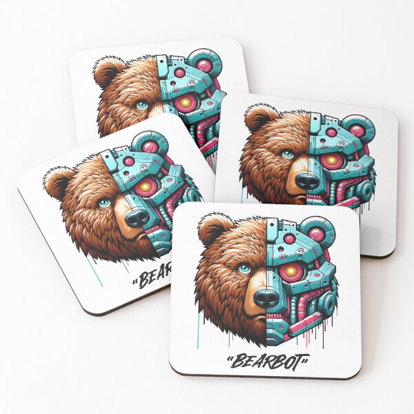 Item preview, Biomech Bear Design name "BEARBOT". designed and sold by Drextor.