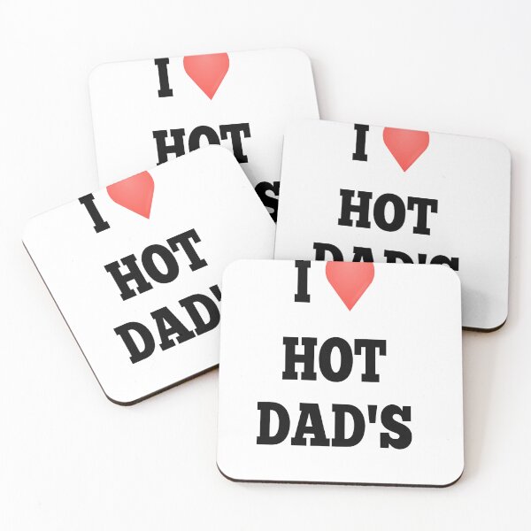 Item preview, i love hot dad's  designed and sold by MKshoper.