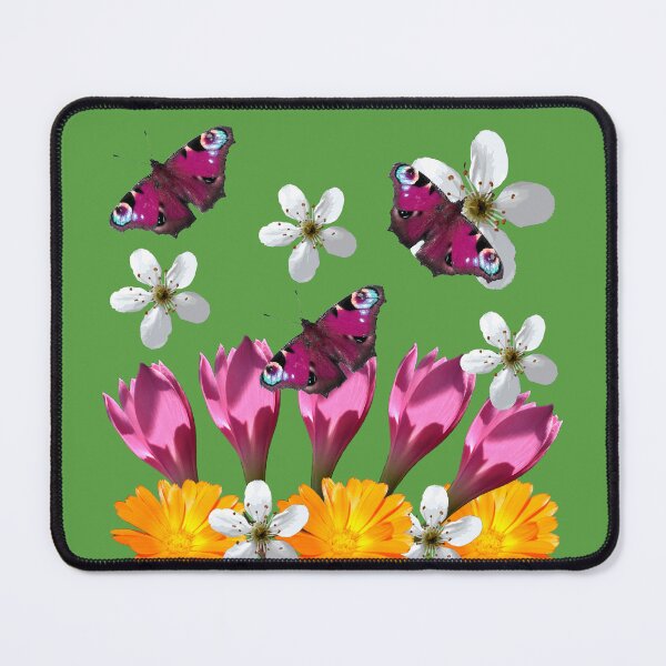 Item preview, Spring mood cute flowers and butterflies designed and sold by mariya-ivanova.