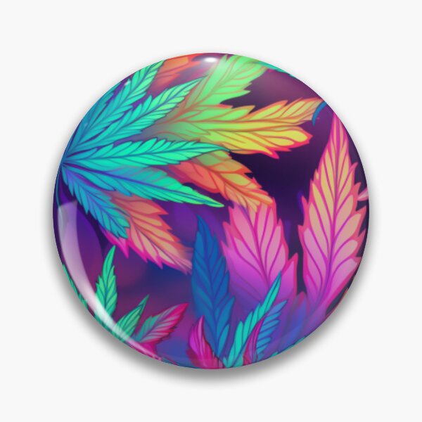 Item preview, Colorful cannabis leaves designed and sold by Jinnapat.