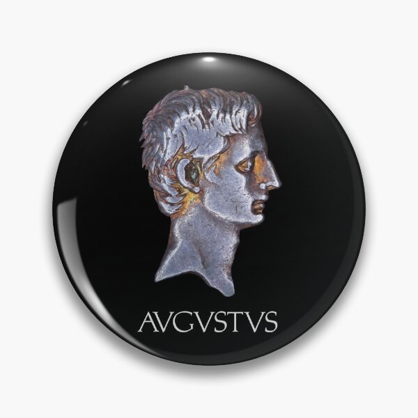 Item preview, Emperor Augustus Coin Portrait with Name designed and sold by OptimoPrincipi Roman Coins.