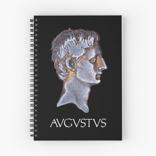 Item preview, Emperor Augustus Coin Portrait with Name designed and sold by OptimoPrincipi Roman Coins.