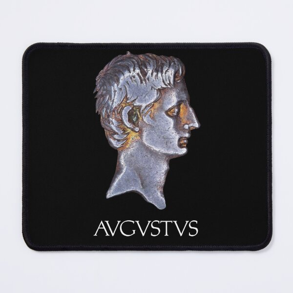 Item preview, Emperor Augustus Coin Portrait with Name designed and sold by OptimoPrincipi Roman Coins.