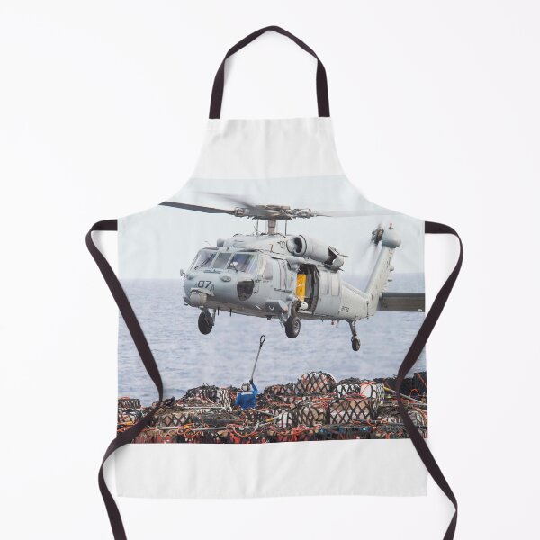 Item preview, STK109270M-An MH-60S Seahawk picks up cargo from the flight deck of USNS Big Horn. designed and sold by StocktrekImages.