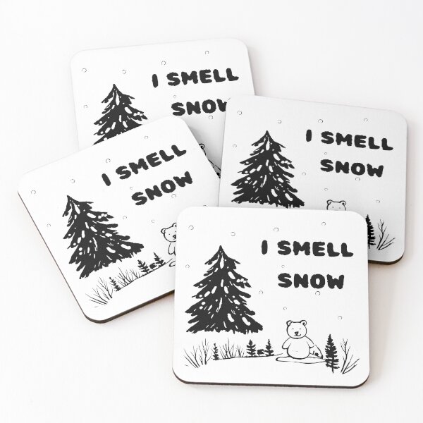 Item preview, I Smell Snow - Winter Inspired Products designed and sold by HippoInkStudio.
