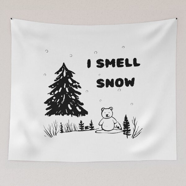 Item preview, I Smell Snow - Winter Inspired Products designed and sold by HippoInkStudio.