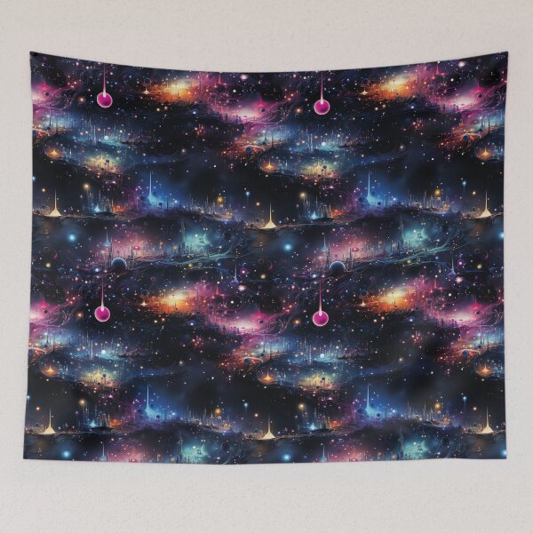 Item preview, Space Futuristic Tech digital paper Seamless designed and sold by Khun-Teera.