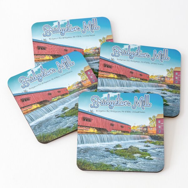 Item preview, Bridgeton Mill and Covered Bridge designed and sold by GestaltImagery.