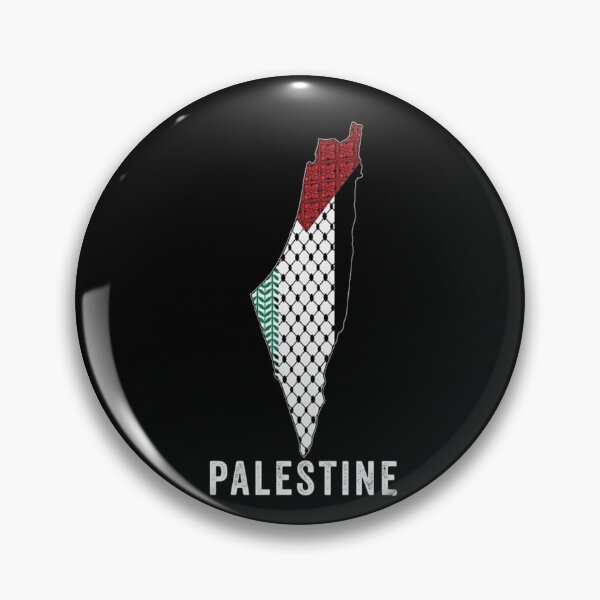 Item preview, Map of Palestine in flag colors designed and sold by merch-design09.