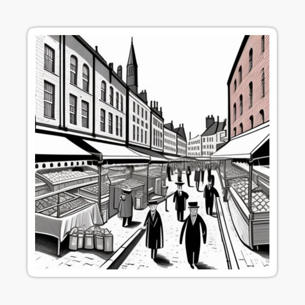 Vista previa del artículo con la obra «MERCADO CALLEJERO», diseñado y vendido por Bryan MELTON.
