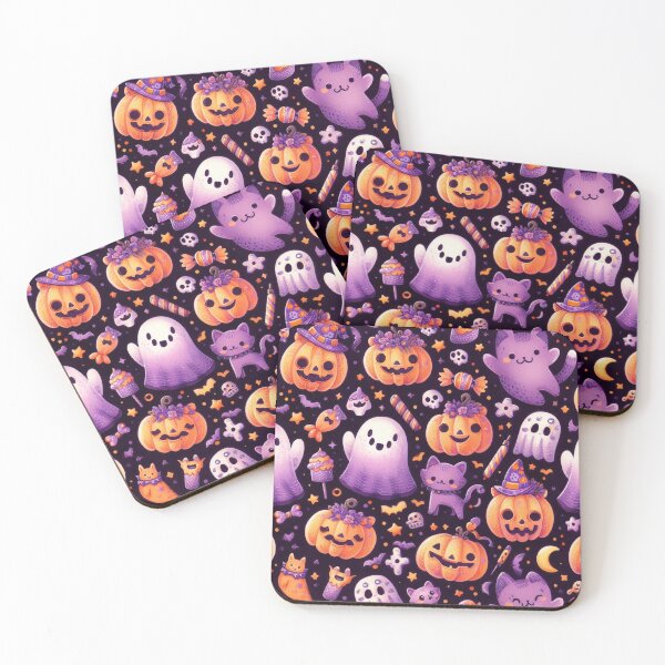 Item preview, Cute Halloween Pattern designed and sold by ArTeaCupcake.