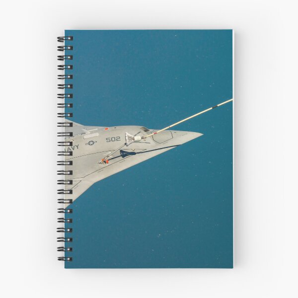 Item preview, STK109259M-The Navy's unmanned X-47B receives fuel from an Omega K-707 tanker. designed and sold by StocktrekImages.