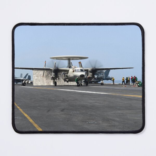 Item preview, STK109258M-An E-2D Hawkeye launches from the flight deck of USS Theodore Roosevelt. designed and sold by StocktrekImages.