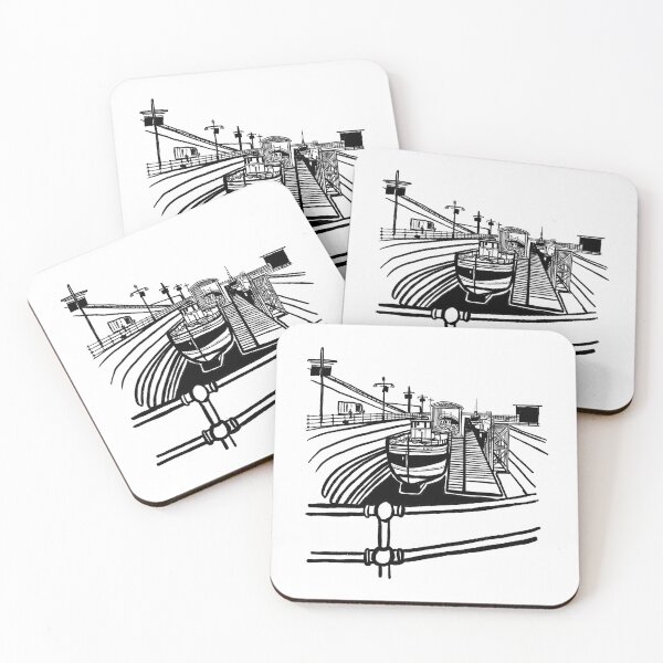 Item preview, Bilbao Spain boats iconic places from Spain  designed and sold by Tropical Blood.