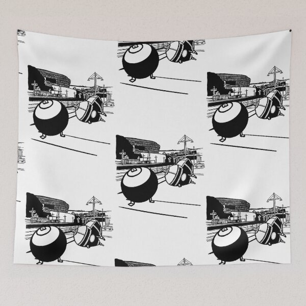 Item preview, Caracola crane Bilbao Spain places Europe travel Bilbao designed and sold by Tropical Blood.