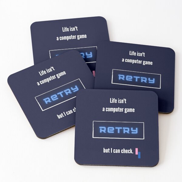 Item preview, Gamer starts again - Retry Mode Activated designed and sold by zanifun.