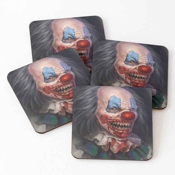 Item preview, Cool Cartoon Evil killer Clown Art designed and sold by leen12 Art Designs Prints.