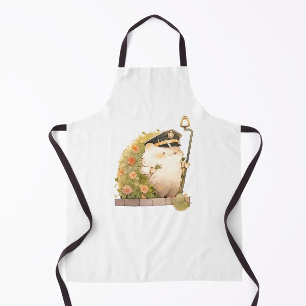 Item preview, Funny Cartoon Cute Hedgehog Gardener designed and sold by cArtToonShop.
