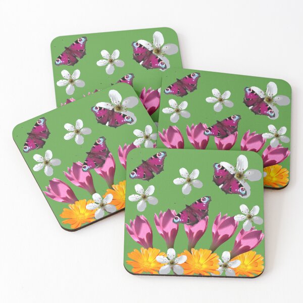 Item preview, Spring mood cute flowers and butterflies designed and sold by mariya-ivanova.