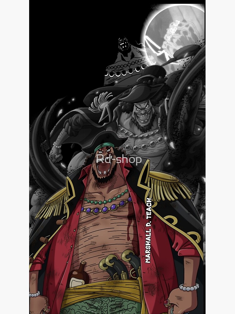 Marshall D Teach OnePiece FanArt Poster for Sale by Rd-shop