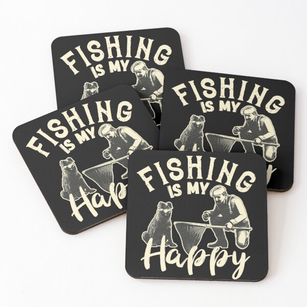 Item preview, Fishing Is My Happy designed and sold by EmiAndMike.