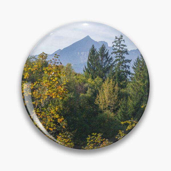 Item preview, Bosque otoñal con montañas Wetterstein y Schmölzersee designed and sold by Torsten  Krüger.