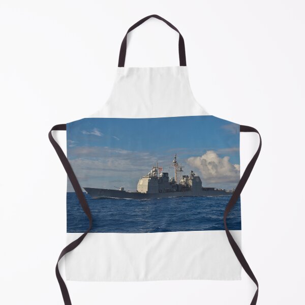 Item preview, STK109240M-Guided missile-cruiser USS Anzio transits the Atlantic Ocean. designed and sold by StocktrekImages.