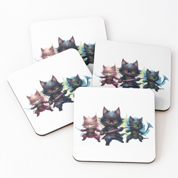 Item preview, Ninja cat, cat warriors ,samurai cat,brave cat, cute ninja cat, mamma's cat, japanese samurai cat, super hero cat, vintage ninja cat, vintage cat, gifts for her designed and sold by Cat-culture-art.