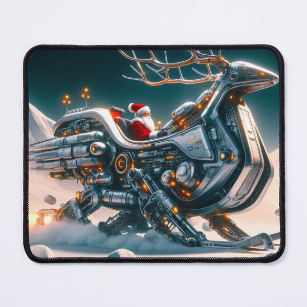 Item preview, futuristic, santa claus designed and sold by KICIART.