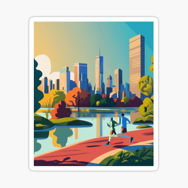 Item preview, Morning calm of Central Park designed and sold by ArtsDestination.