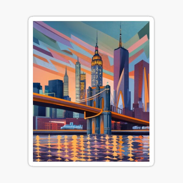 Item preview, Manhattan Skyline designed and sold by ArtsDestination.