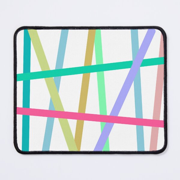 Item preview, Colored Lines Geometric Abstract Pattern designed and sold by Jeallan Designs.