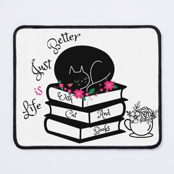 Item preview, Life Is Better With Cat And Books designed and sold by Theia-Creations.