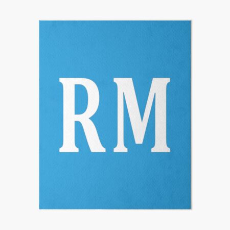 Artikel-Vorschau von RM-Initialen-Monogramm-elegante weiße Buchstaben, designt und verkauft von Jeallan Designs.