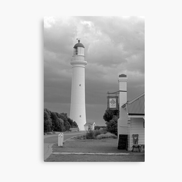 Item preview, Split Point Lighthouse, Aireys Inlet, grayscale version designed and sold by Andy Berry.