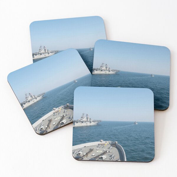 Item preview, STK109235M-USS Green Bay is underway with USS Bonhomme Richard and Korean Navy ships. designed and sold by StocktrekImages.