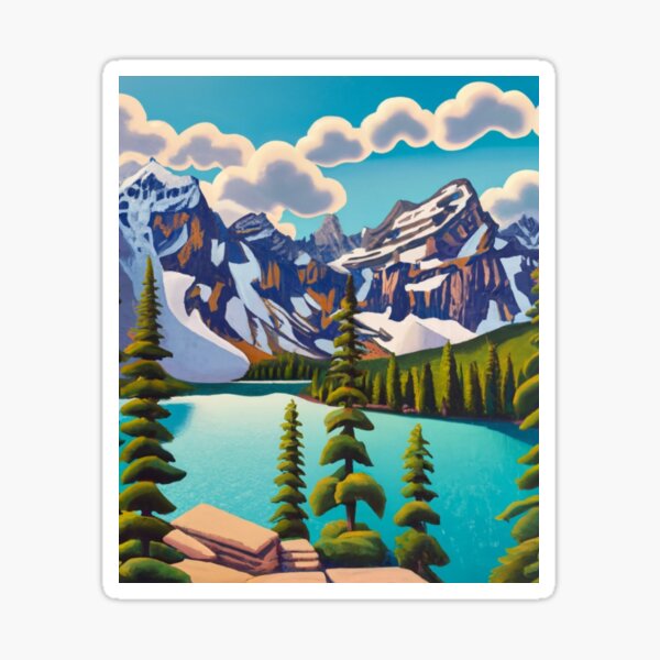 Item preview, The Mirror of Moraine Lake designed and sold by ArtsDestination.