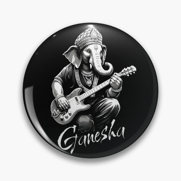 Item preview, Ganapati playing guitar designed and sold by kongkorakrich.