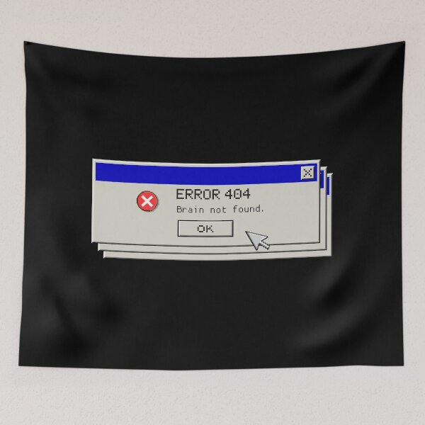 Item preview, Windows Error Message Meme -Black- designed and sold by chiniii890.