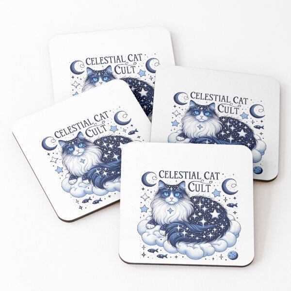 Item preview, Celestial Cat Cult designed and sold by Aryabek.