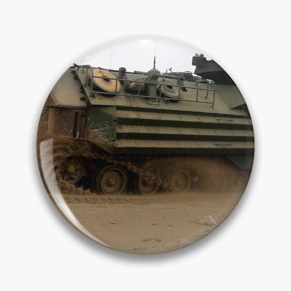 Item preview, STK109230M-A U.S. Marine Amphibious Assault Vehicle moves to its objective. designed and sold by StocktrekImages.