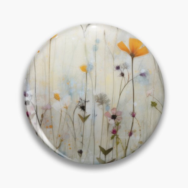 Item preview, Encaustic wax and watercolor flower, fungi and grasses 37 designed and sold by EmilyDayDreams.