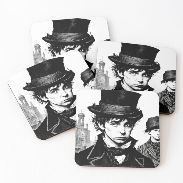 Item preview, Oliver Twist & the Artful Dodger - Timeless Pen and Ink Art designed and sold by StedeBonnet.