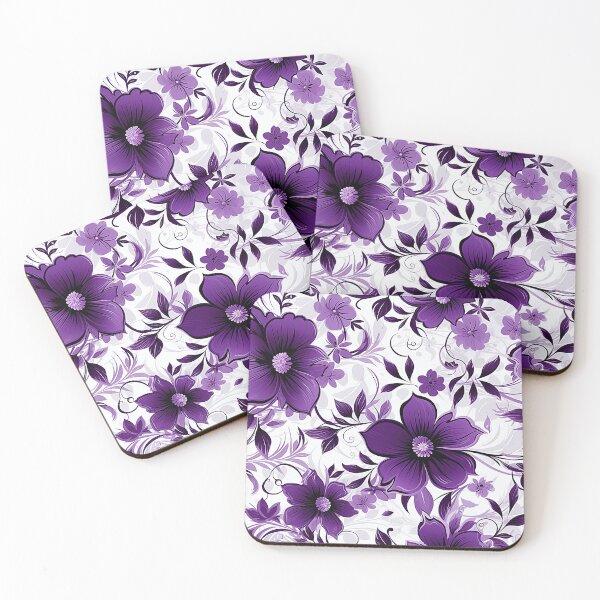 Item preview, Vintage Purple Flower Pattern V2 designed and sold by Aussygypsy09.